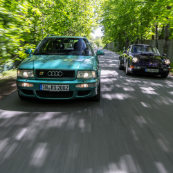 「奧迪保時捷RS2」與保時捷經典共遊－1990年代破紀錄車款Audi Avant RS2