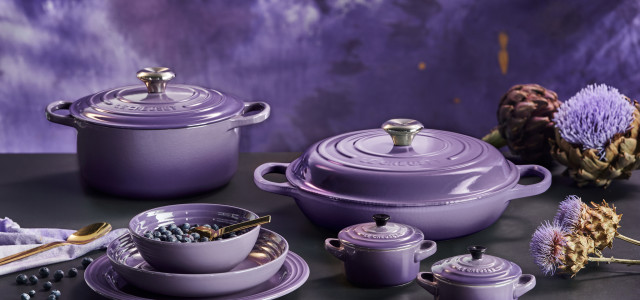 Le Creuset 2019春夏星河紫系列鑄鐵與瓷器