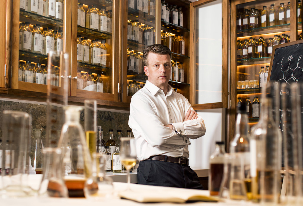 Glenfiddich - Experimental Series, Brian Kinsman profile shot in lab High Res JPEG